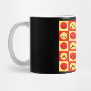 HAPPY AND SAD FACES Mug